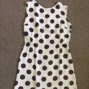 Vintage brown polka dot dress!!! 👗